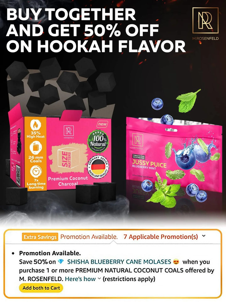 New 26 Mm Hookah Charcoal Hookah Coals for Hookah Coconut – XL Pack 80 Count & 1.2 KG (2.6 Lbs) – Premium Quality – 100% Natural Coconut Hookah Charcoal Cubes – NOT Quick Light