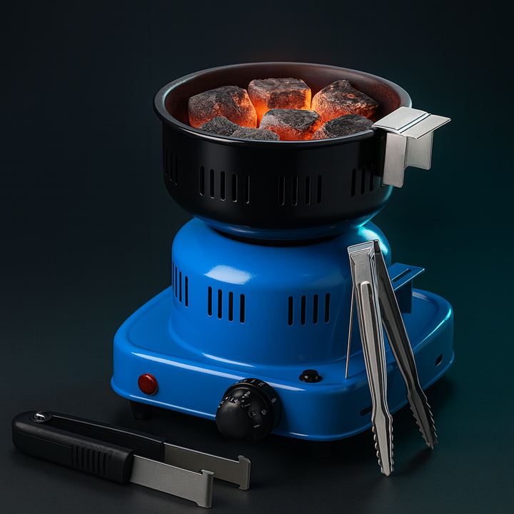 Blue Multipurpose Electric Charcoal Starter Electric Charcoal Burner ETL Stove